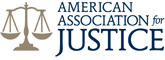 American association for justice logo