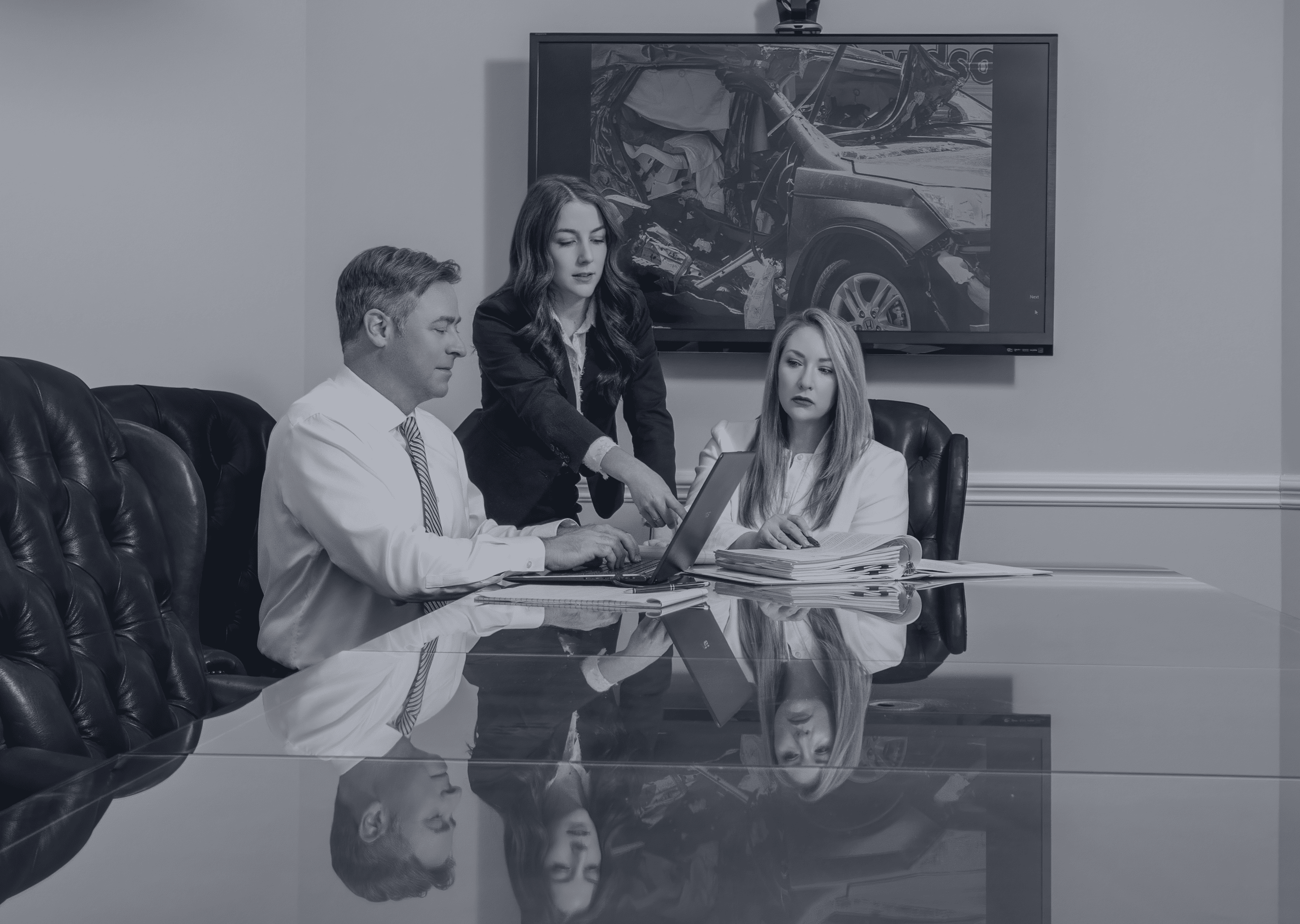 lawyers in a conference room